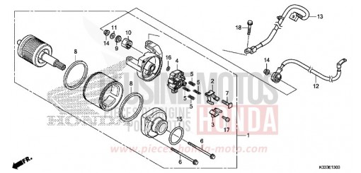 DEMARREUR CBR300RG de 2016